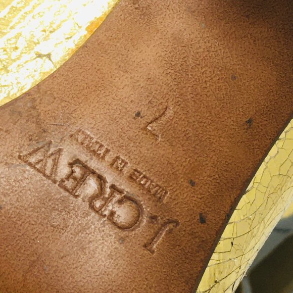 J crew Gold Mary Janes - Picture 8 of 8